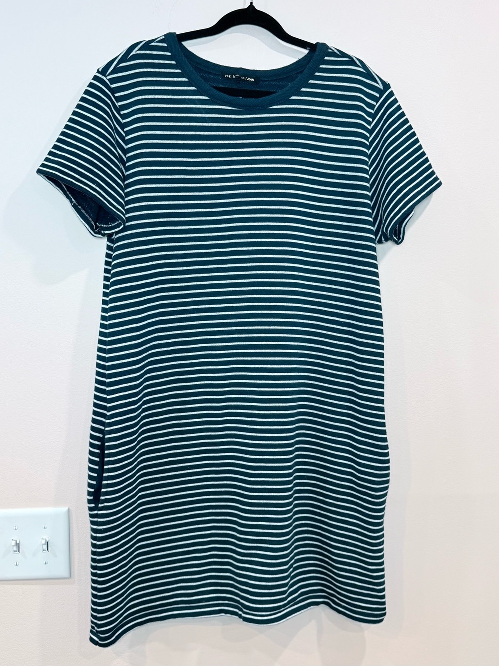 🔥Rag & Bone Women’s Striped Short Sleeve Dress - Navy and White Size L EC🔥